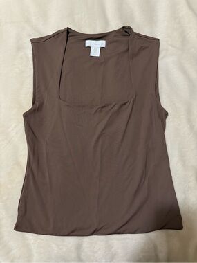 House of Harlow 1960 Brown Tank